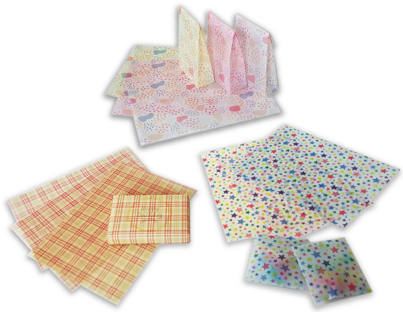 オリジナルのラッピング用紙