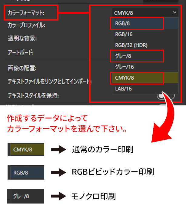 affinityデータ作成ガイド
