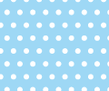 同人誌の遊び紙・白ドット（ブルー）