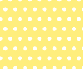 同人誌の遊び紙・白ドット（レモン）