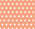 同人誌の遊び紙・白ドット（コーラル）