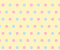 同人誌の遊び紙・ドット（3色）（クリームパウダー＆キャンディーピンク＆アイルランドブルー）